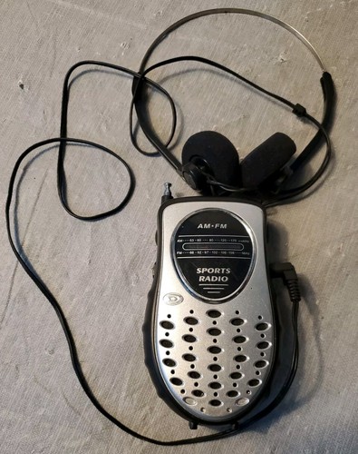 Vintage Durabrand AM/FM Sports Radio Pr-355 With Headphones | eBay