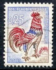 STAMP / TIMBRE FRANCE OBLITERE N° 1331 TYPE COQ DE DUCARIS