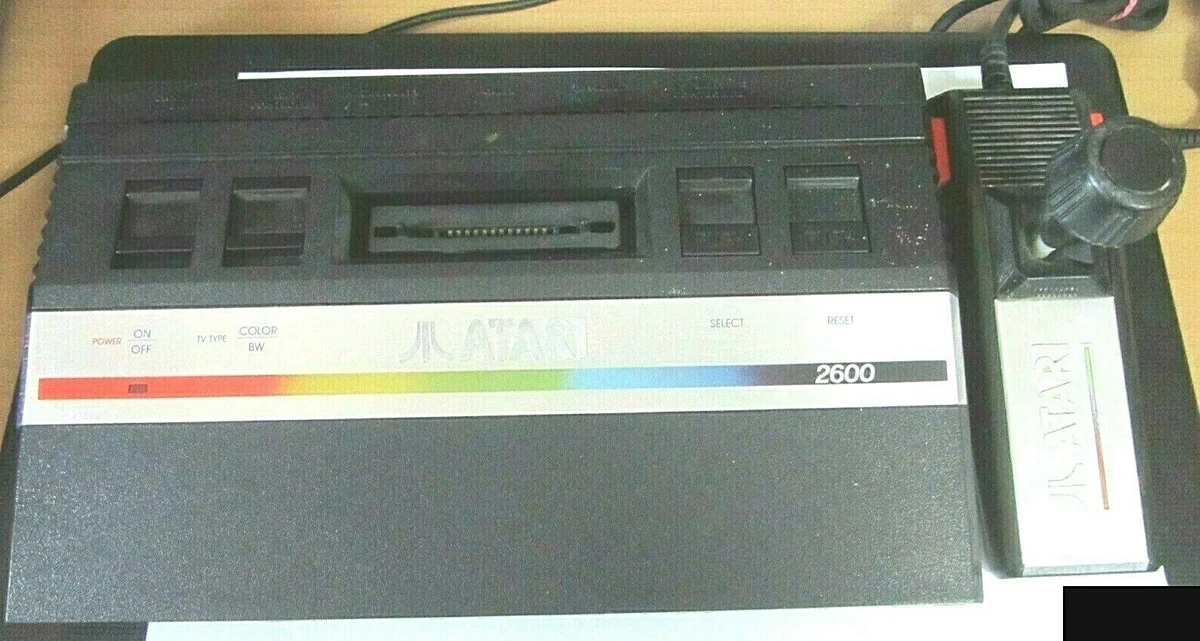 ATARI 2600 Jr junior Rainbow Edition Console PAL + 1 joystick