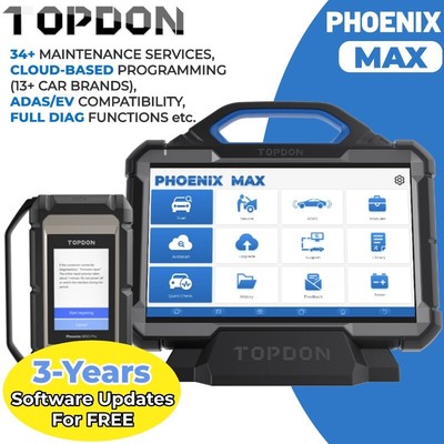 TOPDON Phoenix MAX PRO All-in-1 ULTRA Diagnostic Scanner Programming ECU Coding