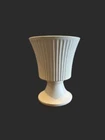 Vintage MCM Mt. Clemens McCoy Fluted Compote Vase Planter