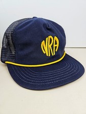 Vintage USA MADE NRA National Rifle Association Trucker Hat Snapback Cap