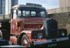 PHOTO  DENIS BRANDT 1963 GARDNER POWERED SCAMMELL HIGHWAYMAN TRACTOR UNIT PARKED