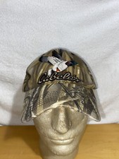 Vintage Cabela  s Camouflage Hunting Snapback Trucker Hat Baseball Cap Lid