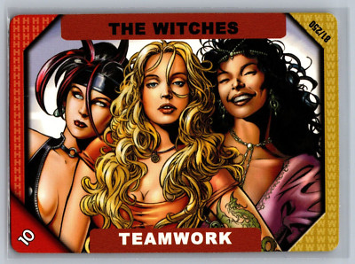 Marvel ReCharge CCG The Witches #81/250 Teamwork Card TCG Series 1