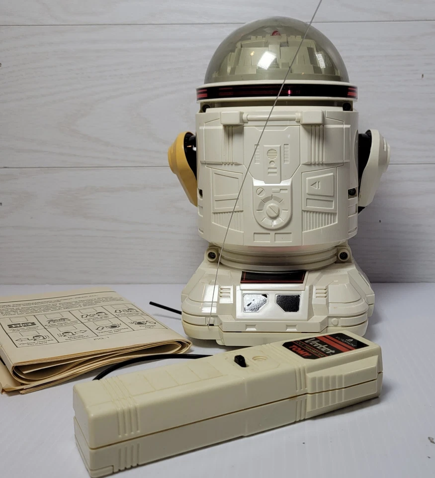 Vintage 1980s TOMY VERBOT Voice Command Robot Remote Manual Parts Only ●See Note - Image 2 of 4
