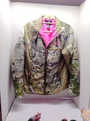 WOMENS MOSSY OAK LIGHTWEIGHT THINSULATE CAMO HUNTING JACKET Large