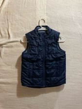 The Children's Place Boys Navy Blue Fleece-Lined Quilted Puffer Vest