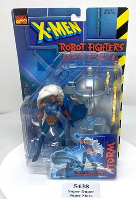 X-Men - Robot Fighters - STORM with Lightning - 1990s Marvel ToyBiz - 1997