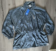 Women’s Laser Blue Adidas Windbreaker FU3777 Jacket Size XS 8 Brand New With Tag