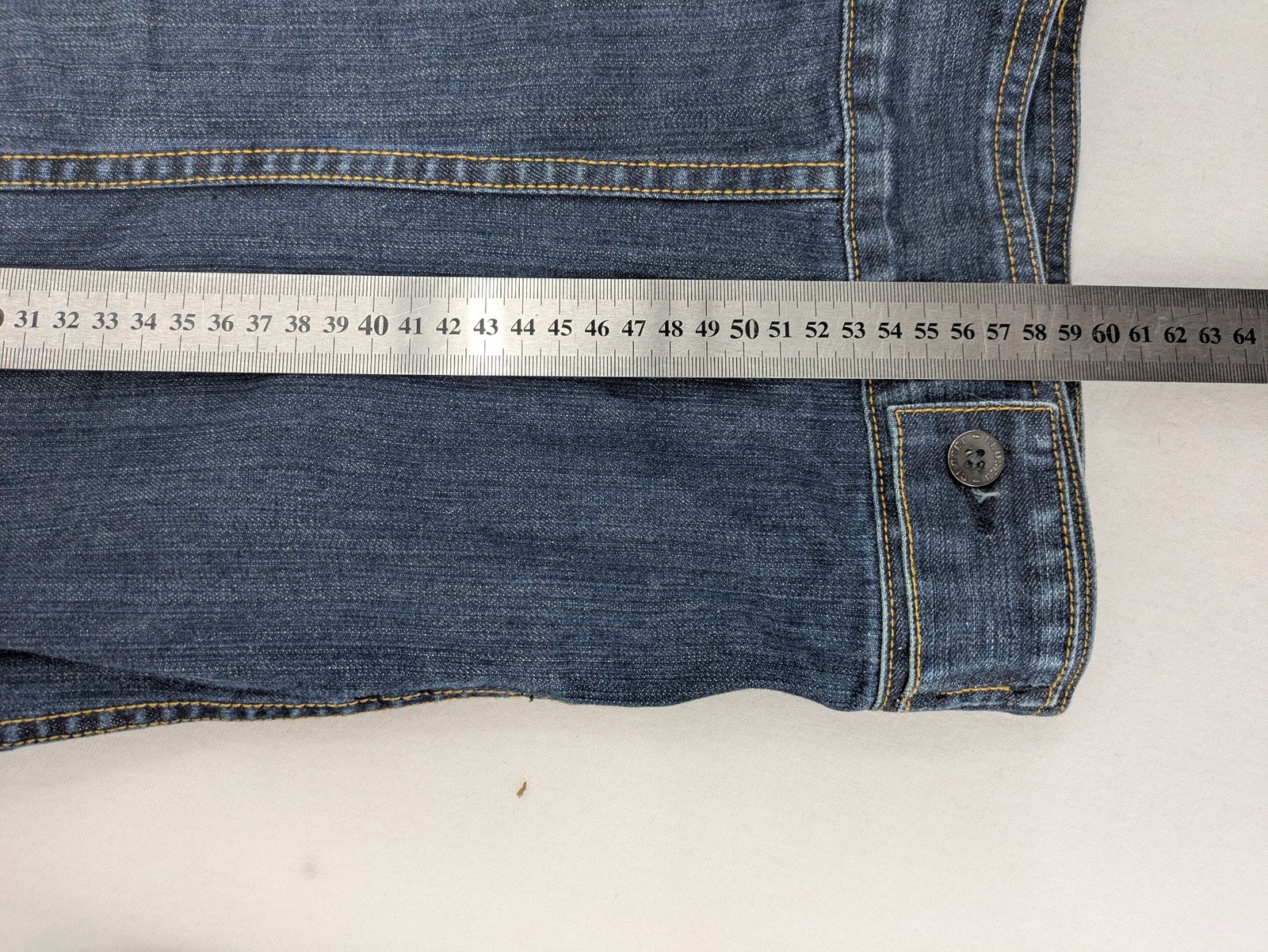 Closed Damen Jeansjacke Größe L Blau Denim Trucker Jacke Klassisch Baumwolle image 7