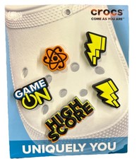 Crocs Jibbitz Charms Super Gamer 5 Pack Croc Shoe Charms High Score Game On