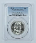 1952-D Franklin Half Dollar Boston Collection MS64 FBL PCGS