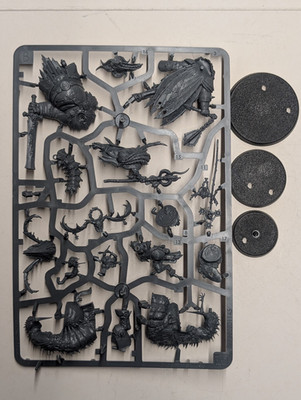3xVillains Gelgus Pust, Belga, and Foulhoof Warhammer Quest Darkwater, Maggotkin