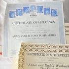 Edwin M. Knowles Annie Collector's Plate The Finale 1986 Fine China w/ COA Box — photo 4
