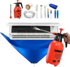 13PCS Mini Split Cleaning Kit with 2L High Pressure Sprayer, Deep Cleaning Air C
