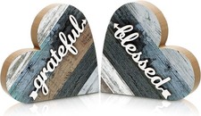 2 Pezzi Decorazioni Tavolo Rustico per Soggiorno Casa Casa Casale Centrotavola