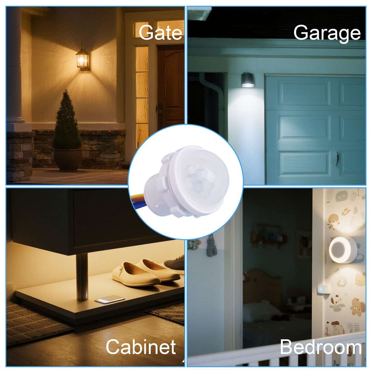 1-5 PIR Infrared Motion Sensor Detector 110V Smart Switch Light Lamp Switch Auto