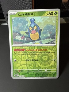 Karrablast 9/086 | Near Mint REVERSE HOLOFOIL | SV: Black Bolt Pokemon TCG
