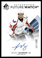 2017-18 SP Authentic Future Watch Auto Riley Barber RC Auto 247/999 #124