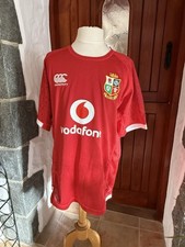 Canterbury British & Irish Lions Vodafone Rugby Red Shirt Men&rsquo;s XXL (BNWT)