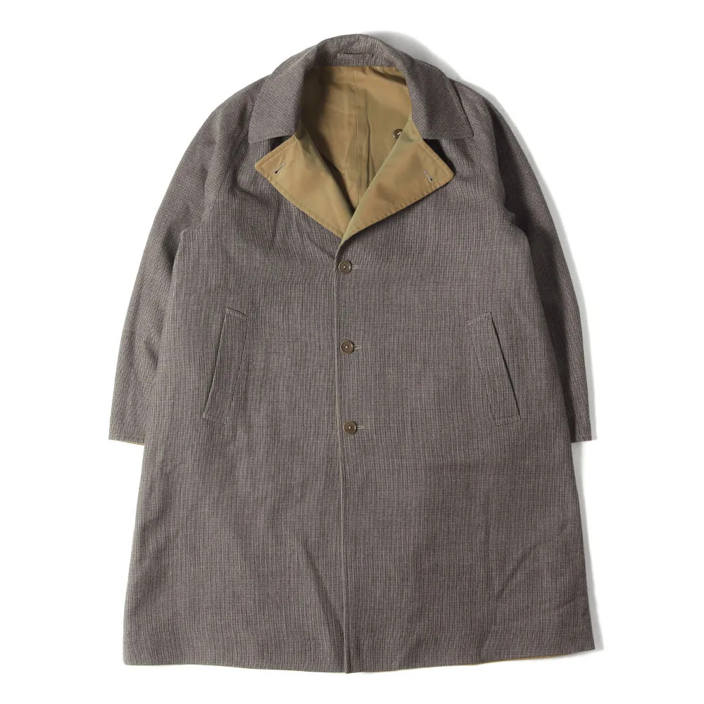 チェスターコート KAPTAIN SUNSHINE Reversible Chesterfield KAPTAIN SUNSHINE Men's Reversible Chesterfield Coat Japanese Brand