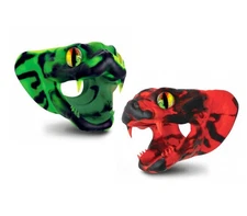 Cobra Shaped Silicone Cock Ring, Red or Green
