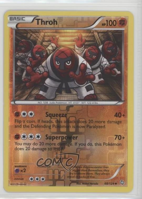 Throh Reverse Foil Pokémon Black & White Dragons Exalted #68