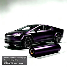 Pet Car Wrap Vinyl Ultra-dumb Black Phantom Purple Air Release Bubble Free Roll Pet Car Wrap Vinyl Ultra-dumb Black Phantom Purple Air Release Bubble Free Roll