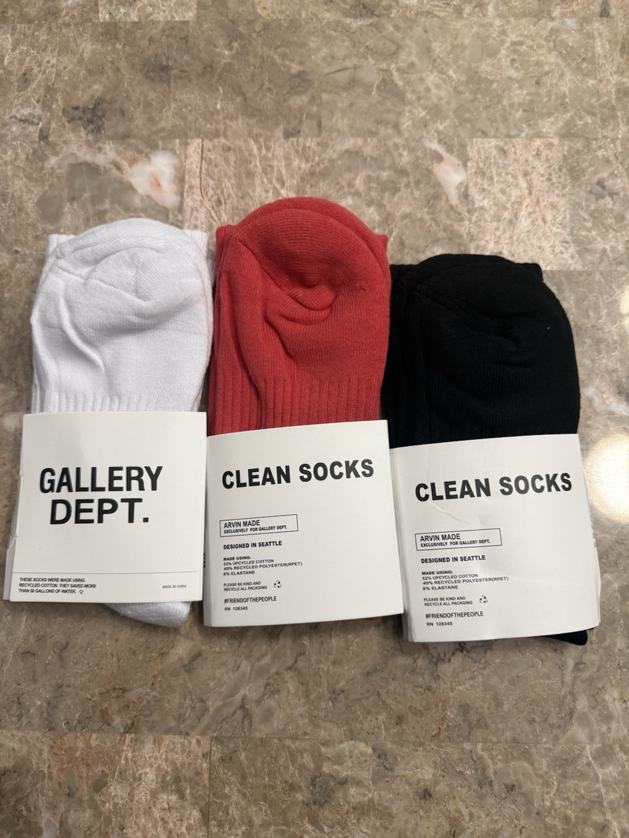 Gallery Dept Stretch-Woven Socks - M-L (9-13) 3 Pairs | eBay