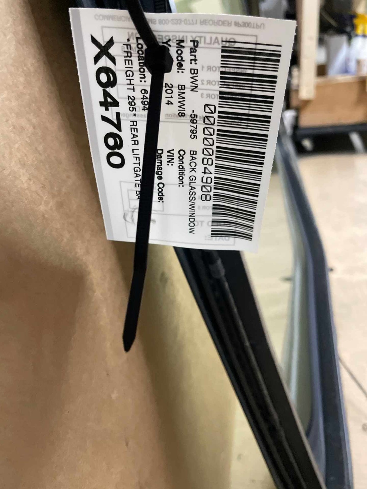BMW i8 2014-2019 Rear Rear window