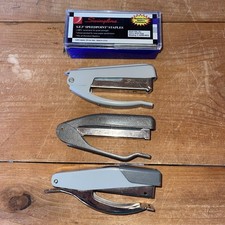 3-Hand Staplers With A Box Of Staples