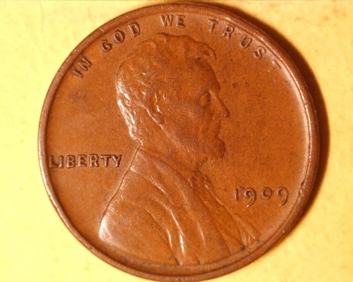 1909 VDB  LINCOLN WHEAT  PENNY IN AU  COND.**205-6B