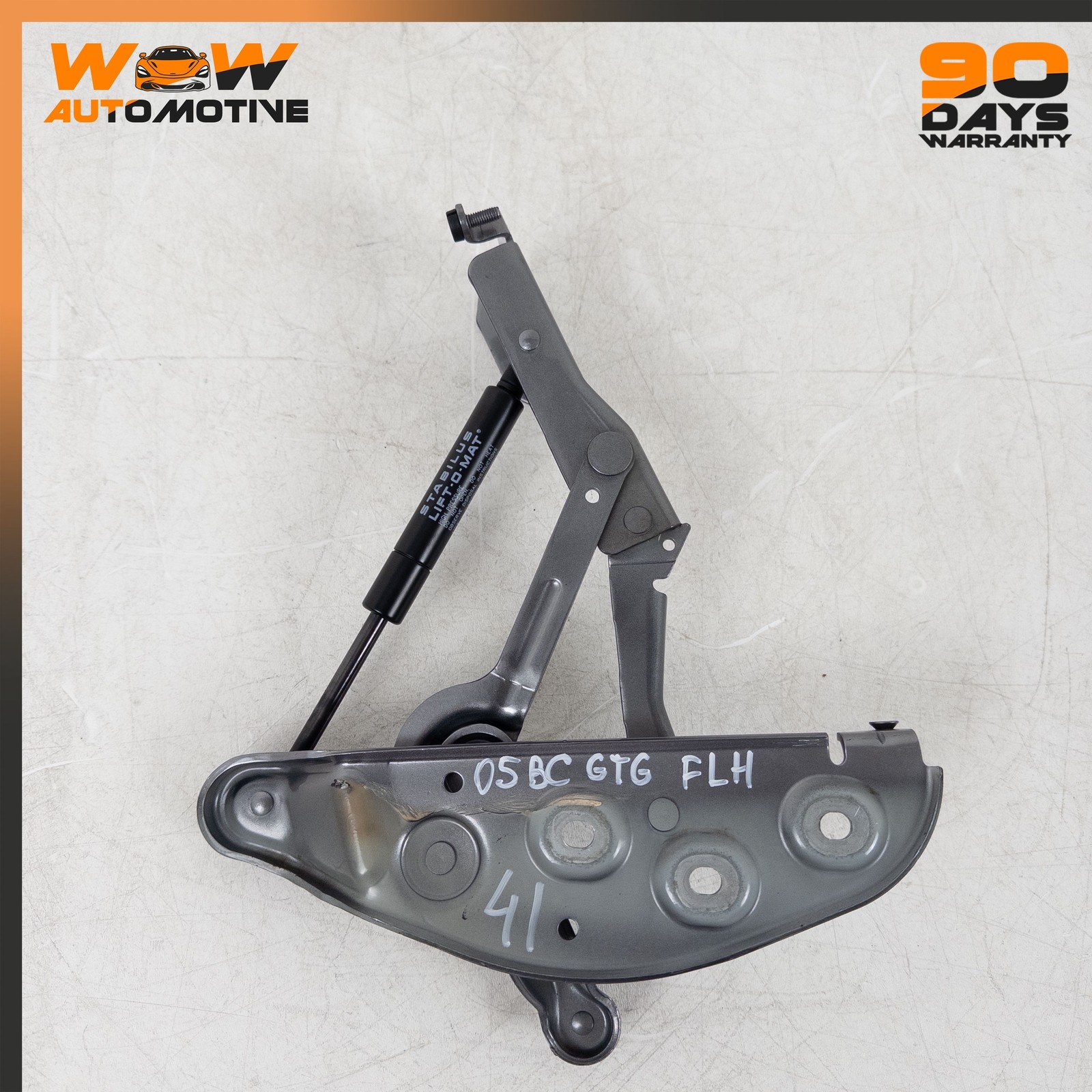 04-13 BENTLEY CONTINENTAL GT FLYING SPUR FRONT LEFT DRIVER SIDE HOOD HINGE OEM