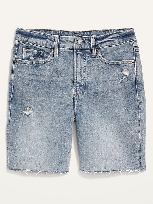 DISCONTINUED Old Navy High-Waisted OG Straight Cut-Off Jean Shorts 7-inch inseam