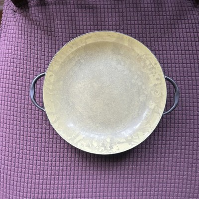 polish Metal dish with handles