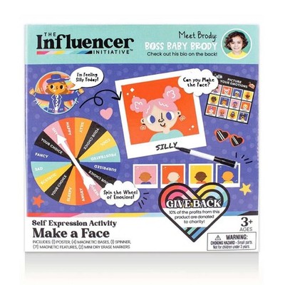 The Influencer Initiative Self Expression Activity ''Make A Face'' 3+