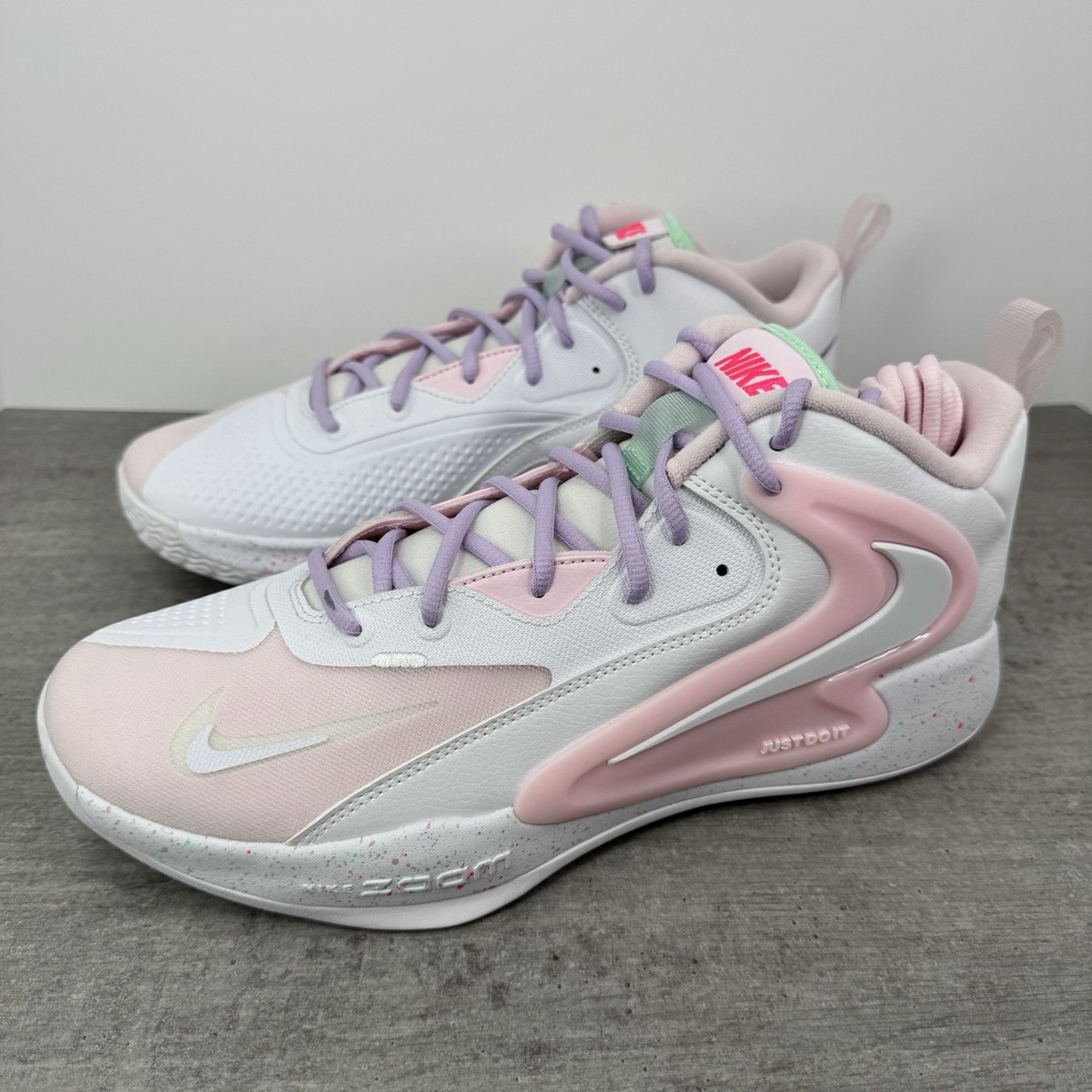 Size 12 - Nike Air Zoom HyperSet 2 SE IC White Arctic Pink for