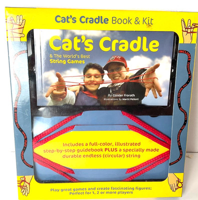 Cat's Cradle Book & Kit worlds Best String Games Mud Puddle Books New
