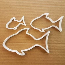 Fish Bream Tench Animal Shape Cookie Cutter Dough Biscuit Pastry Fondant Sharp