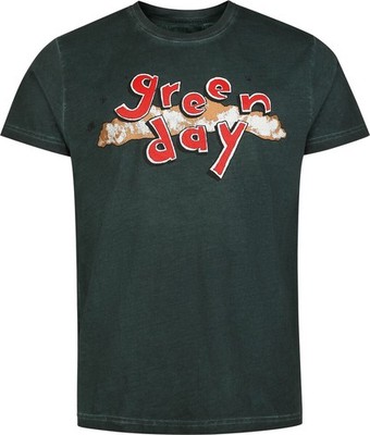 Green Day T-Shirt Herren Dookie grün Band-Merch, Bands 100% Baumwolle