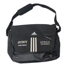 Adidas x Sony Xperia Messenger Bag - Black - Rare Promotional Tech Bag