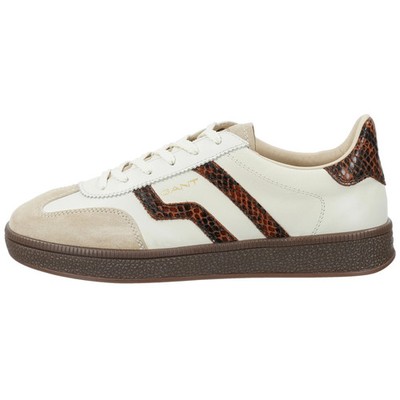 GANT Damen Sneaker - CUZIMA, Schlangenprint, Leder, Schnürschuh, Turnschuh, L...