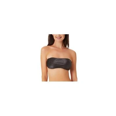 Womens Metallic Bandeau Bikini Swim Top 195609282374 XLarge RT $19.99