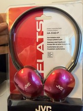 JVC HA-S160-P Stereo Foldable On-Ear Headband Headphones Pink 1.2m 3.5mm