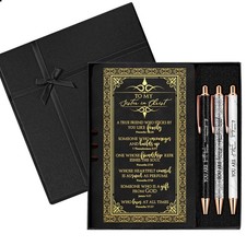 5 Pcs Christian Notebook Pens Gifts Set for Women Religious Leather Prayer Journ