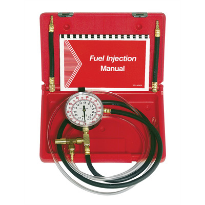 Lang Tools TU-469 Fuel Injection Pressure Tester with Schrader Adapters