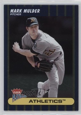 2003 Fleer Platinum Platinum Finish 66/100 Mark Mulder #133 0a7