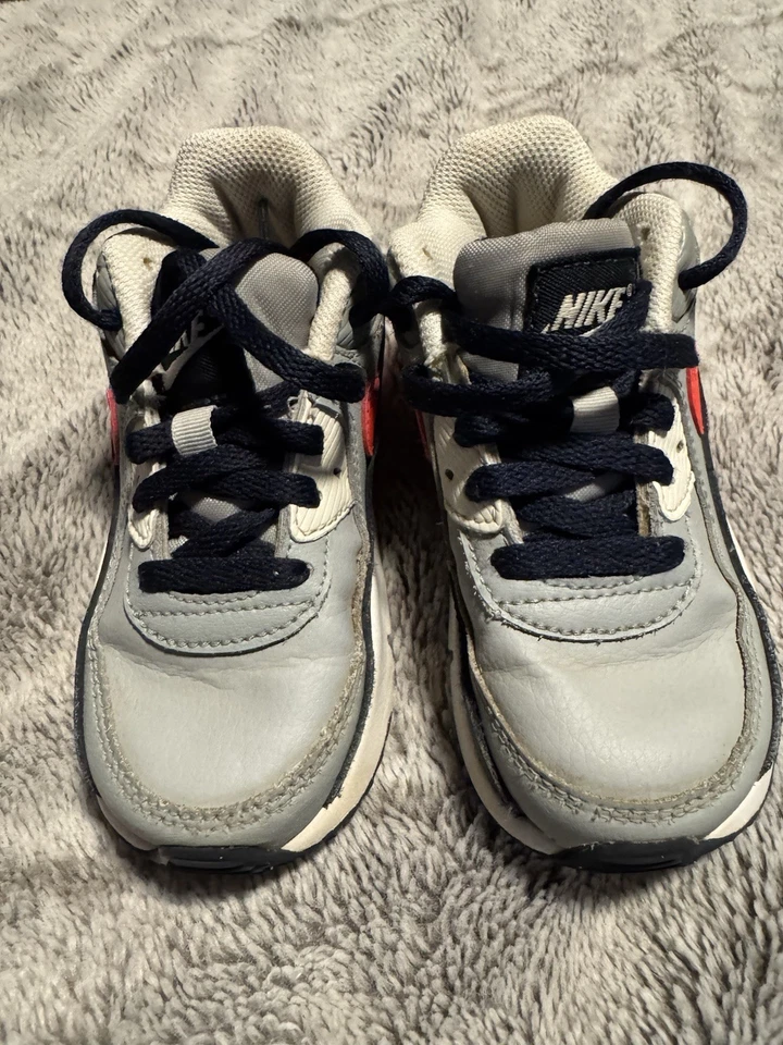 Nike Air Max 90 Infrarrojo Radiante Rojo/Blanco/Negro - Niño Pequeño Talla 9.5C Foto 2 de 4