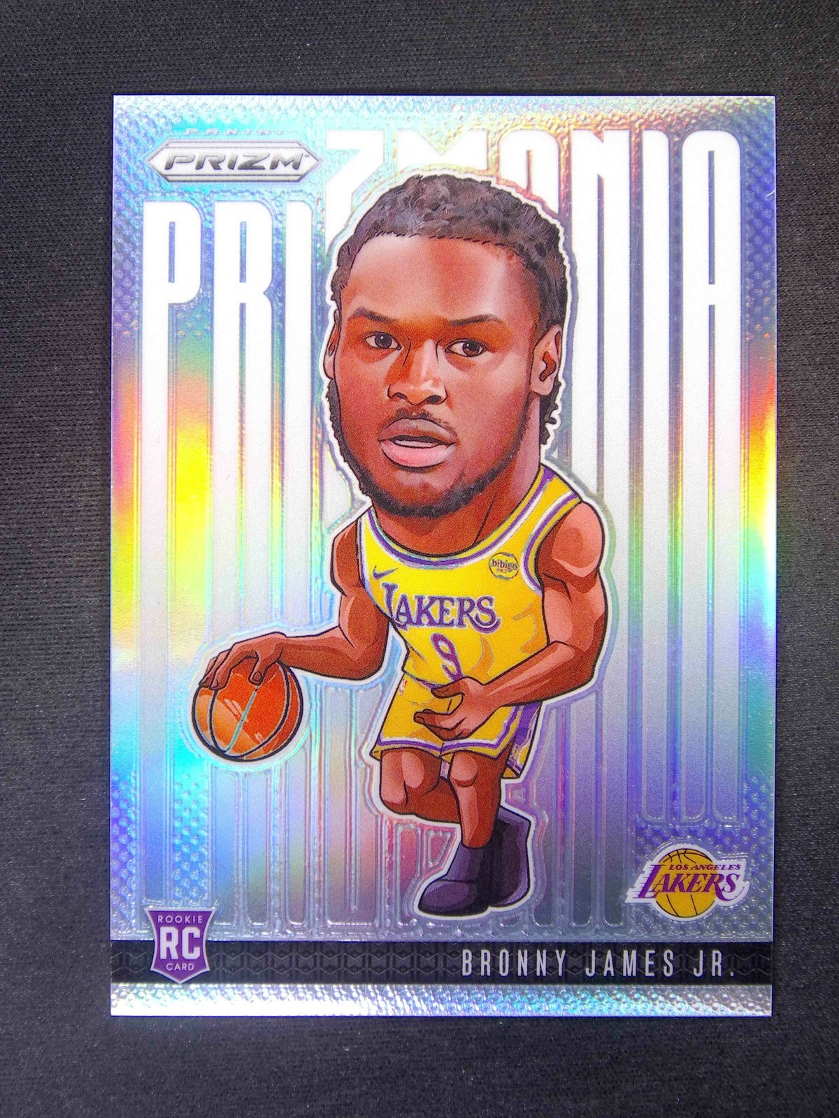 2024-25 Panini Prizm Bronny James Jr. #2 RC Rookie Prizmania Case Hit SSP